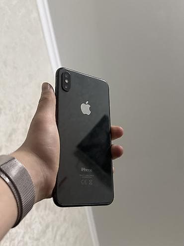 IPhone Xs Max, Новый, 64 ГБ, Черный, Защитное стекло, 100 %