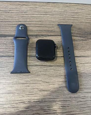Apple Watch: Apple Watch (серия не указана), корпус темный, ремешок Sport черный — 3