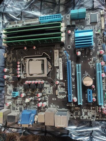 Материнская плата, Б/у, Asus, LGA1156 at lalafo.kg Материнская плата, Б/у, Asus, LGA1156