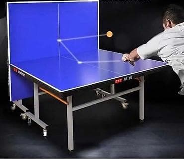 Стол для настольного тенниса с возможностью одиночной тренировки -