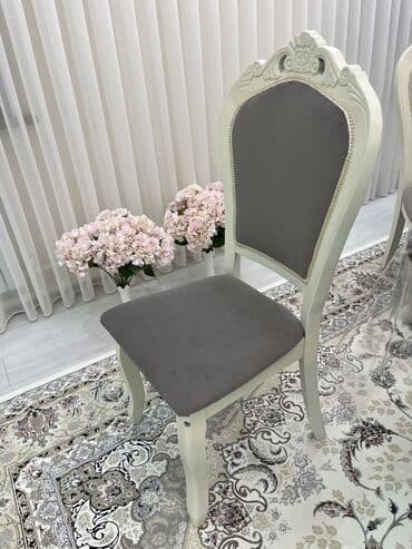 парикмахерские кресла в бишкеке: Стол и стул для зала, Б/у, Самовывоз, цвет - Серый — 7