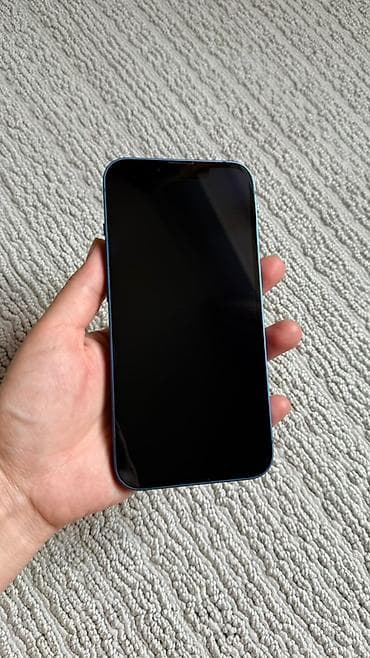 aiphone x: IPhone 13, Б/у, 128 ГБ, Синий, Чехол, Коробка, 85 % — 5