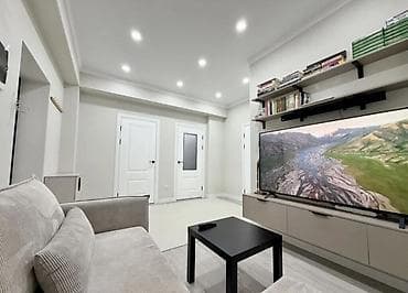 binar: 2 комнаты, 59 м², Асанбай мкр 7 этаж, Евроремонт — 4
