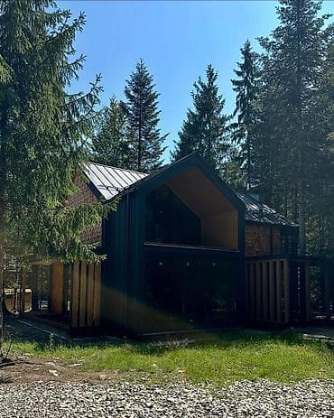 новый дачный дом: Строим каркасные дома под ключ по проекту. Афрейм -барнхаус мобильные — 2