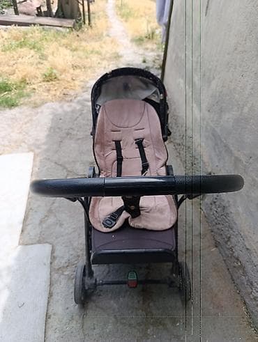 Детский мир: Коляска, Babystone, цвет - Черный, Б/у — 5