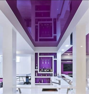 Натяжной потолок Глянцевое, Матовое, 3D потолки Гарантия, Бесплатная консультация, Бесплатный замер