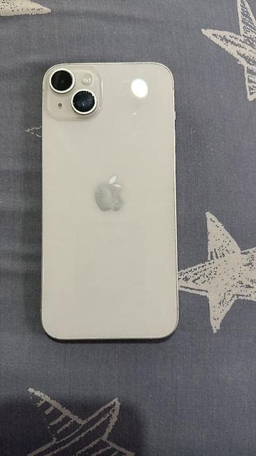 usb mini: IPhone 14 Plus, Б/у, 128 ГБ, Белый, Защитное стекло, Чехол, 80 % — 2