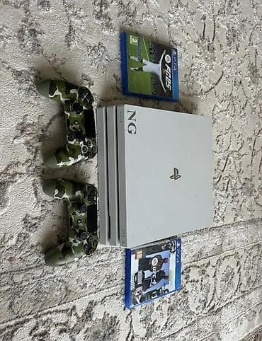 x box one x: Игровая консоль Sony PlayStation 4 Pro (белая) с комплектом — 1