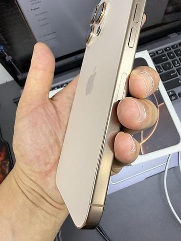 ipod touch: IPhone 16 Pro Max, Б/у, 256 ГБ, Natural Titanium, Коробка, 90 % — 10