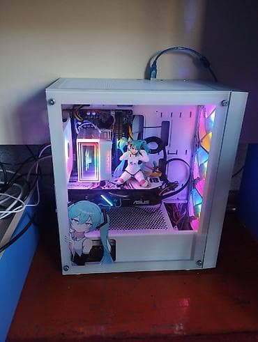 кабель питания монитора: Компьютер, ОЗУ 32 ГБ, Игровой, Б/у, Intel Core i5, AMD Radeon RX 5500 XTv, HDD + SSD — 8