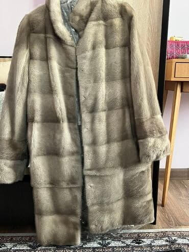 прокат мужских костюмов [возьми на прокат] бишкек фото: Шуба из норки, натуральный мех, оттенок светлый беж/тауп. - Длина — 1