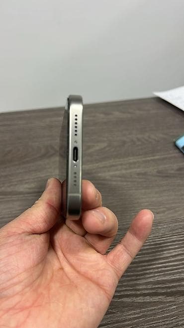 iphone мини: IPhone 15 Pro Max, 256 ГБ, Natural Titanium, 92 % — 8