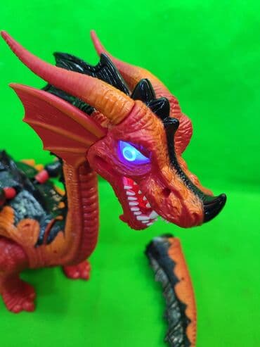 музыкальные игрушки для малышей: Динозавр дракон игрушка музыкальная🔥 Комплектация товара: дракон, 3 — 4