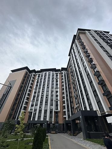 Квартиры: 2 комнаты, 53 м², Асанбай мкр Элитка, 7 этаж, ПСО (под самоотделку) — 1