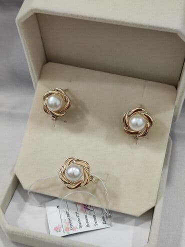 свадебные платья от производителя: Набор украшений, Проба 925, Женские, Новый — 1