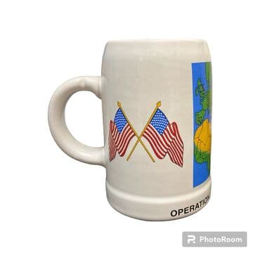 Сувенирная керамическая пивная кружка, привезенная из Америки