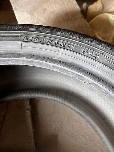 Шины 215 / 50 / R 17, Зима, Б/у, Комплект, Легковые, Япония, DUNLOP