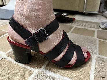 разгруз: Босоножки, 38, Francesco Donni, Б/у, цвет - Черный, Самовывоз, Платная доставка — 3