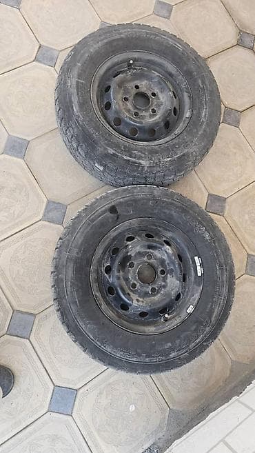 w210 55: Колеса в сборе 195 / 70 / R 15, Лето, Б/у, Пара, Грузовики/Автобусы, Железные, отверстий - 5 — 3