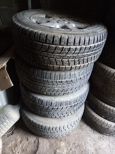 Колеса в сборе 265 / 65 / R 18, Зимняя шипованная, Б/у, Комплект, Внедорожные (АТ/МТ), Литые, отверстий - 5 at lalafo.kg Колеса в сборе 265 / 65 / R 18, Зимняя шипованная, Б/у, Комплект, Внедорожные (АТ/МТ), Литые, отверстий - 5
