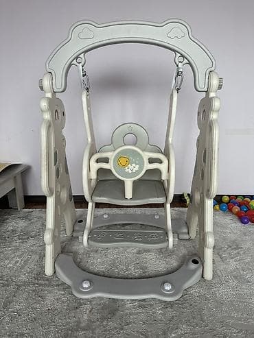 электронный качели: Детские качели, Подвесные Для дома, Пластик, Б/у — 1