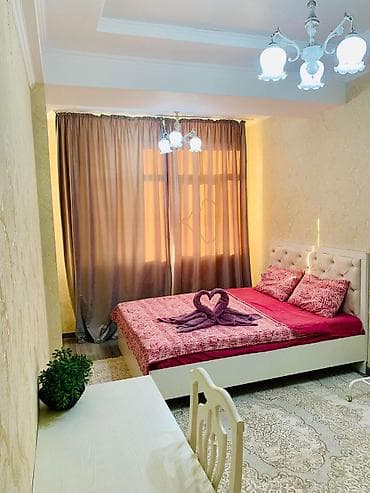 квартиры в сутку: 1 комната, Душевая кабина, Постельное белье, Кондиционер — 3