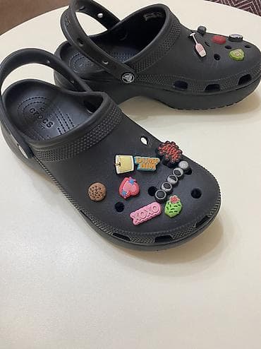 муж сапоги: Эко-Crocs оригинал покупали за 150$ новые размер 39-40 — 2