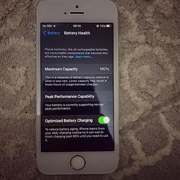 айфон es: IPhone SE, 128 ГБ, Серебристый, 72 % — 9