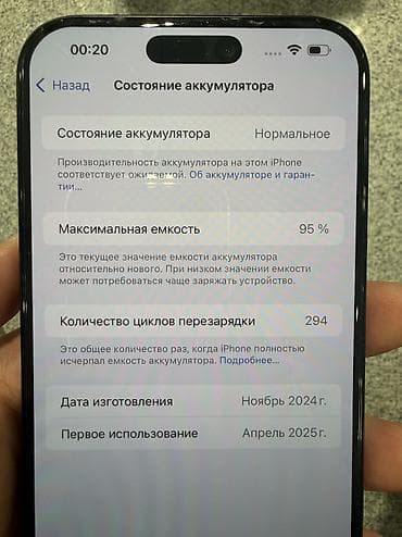 s6 edge plus: IPhone 17 Pro Max, Б/у, 256 ГБ, Black Titanium, Коробка, 95 % — 2