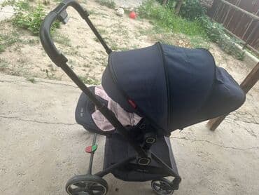 Коляска, цвет - Коричневый, Б/у