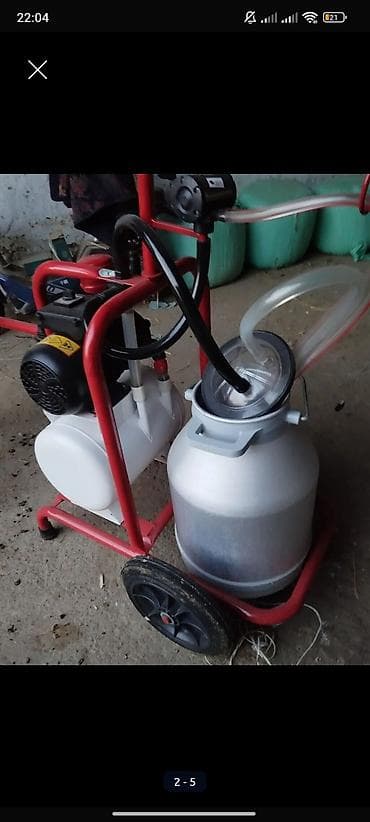 дойилний апарат: Доильный аппарат KONAТ на тележке - Передвижной доильный агрегат для — 3