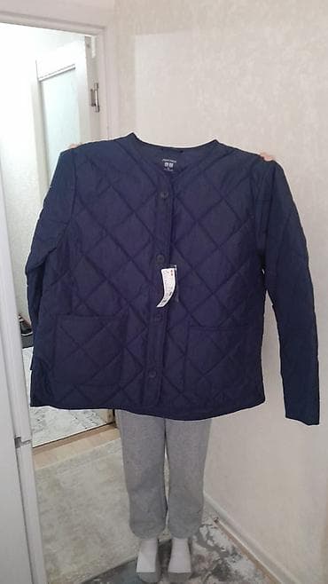 Сырт кийим: Куртка женская названия Uniglo размер 3 xxxlтемно синий — 2