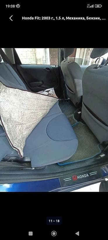 автомобильный сайт киргизии: Honda Jazz: 2003 г., 1.4 л, Механика, Бензин, Хэтчбэк — 10