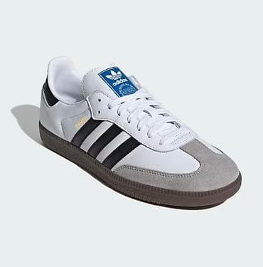 Кроссовки adidas Samba OG (белые/черные) Оригинал Америка. Размер 39