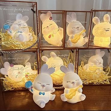 Ночник-светильник в виде милого зайчика - Теплый мягкий свет