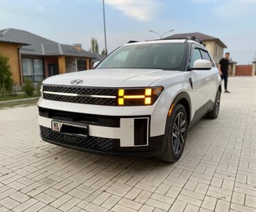 перевозной дом: Hyundai Santa Fe: 2023 г., 2.5 л, Робот, Бензиновая, Универсал — 2