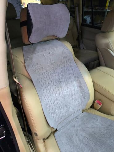 чехол кресло: Чехлы Алькантара, С подушкой, цвет - Серый, Lexus, Новый, Самовывоз, Платная доставка — 6