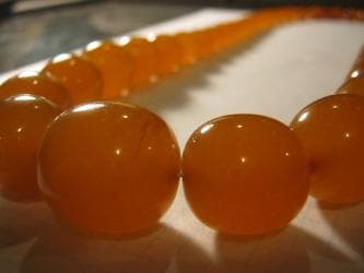 украшения изделия ручной работы: Бусы, Янтарь, Унисекс — 3