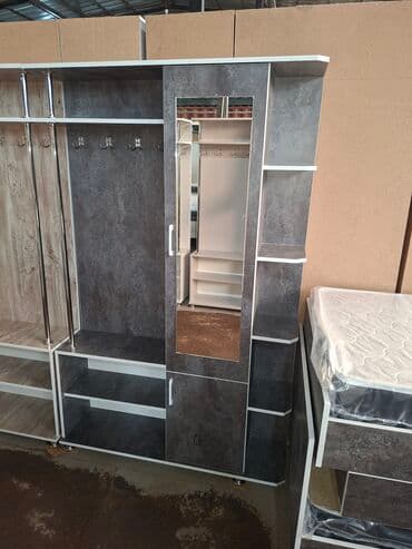 Гарнитур для прихожей, Новый, Зеркало, ДСП, Бесплатная доставка at lalafo.kg Гарнитур для прихожей, Новый, Зеркало, ДСП, Бесплатная доставка