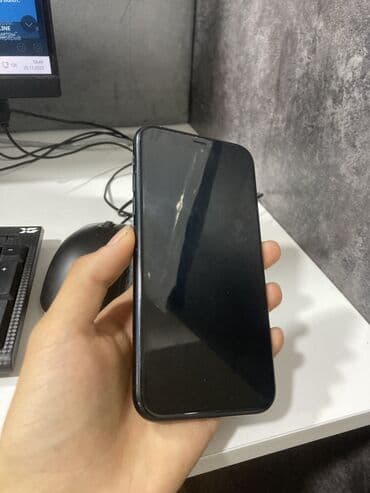 Аудиотехника: IPhone Xr, Б/у, 64 ГБ, Черный, 79 % — 1