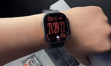 apple watch ultra бу: Apple Watch Ultra 3, 49 мм - Яркий дисплей с красной темой ночного — 1