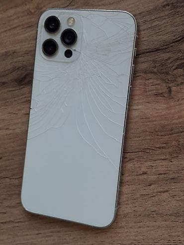 левый наушник airpods 4: IPhone 12 Pro, Б/у, 256 ГБ, Белый, Чехол, Кабель — 1