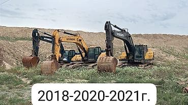 Транспорт: Экскаватор, Hyundai, Гусеничный — 1