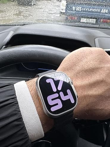 часы apple watch hermes: Умные часы с большим прямоугольным экраном и ярким цифровым — 6