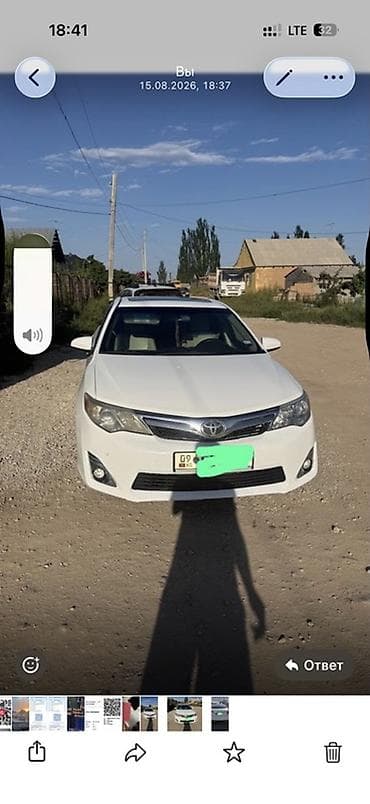 mini v: Toyota Camry: 2012 г., 2.5 л, Автомат, Бензин, Седан — 2