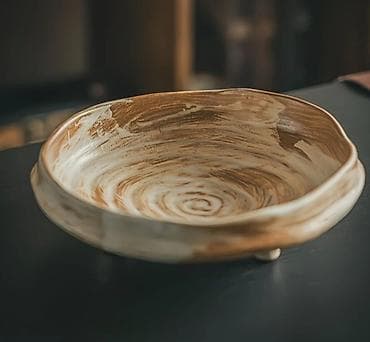 fire maple: Керамические сервировочные блюда ручной работы - Материал: керамика — 2