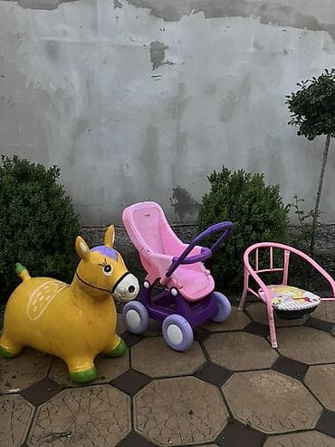 Набор детских игрушек для дома и двора: - Игрушечная коляска для — 2