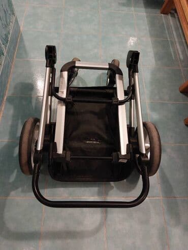 коляска prego: Коляска, цвет - Фиолетовый, Б/у — 5