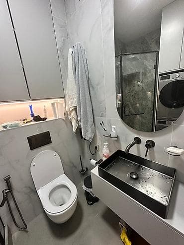 flat osh: 2 комнаты, Асанбай мкр Собственник, Без животных, от 1 года, С мебелью полностью — 7