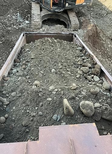 Смесь песок и гравий, Для дороги, Насыпью, Хово